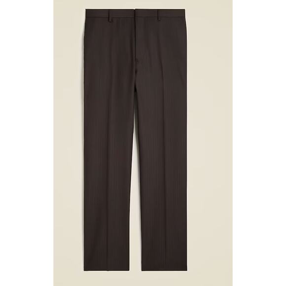 J Crew Crosby Classic Fit Suit Pant 36 x 30 Brown NWT Italian Wool BZ641 J.Crew - Picture 5 of 7